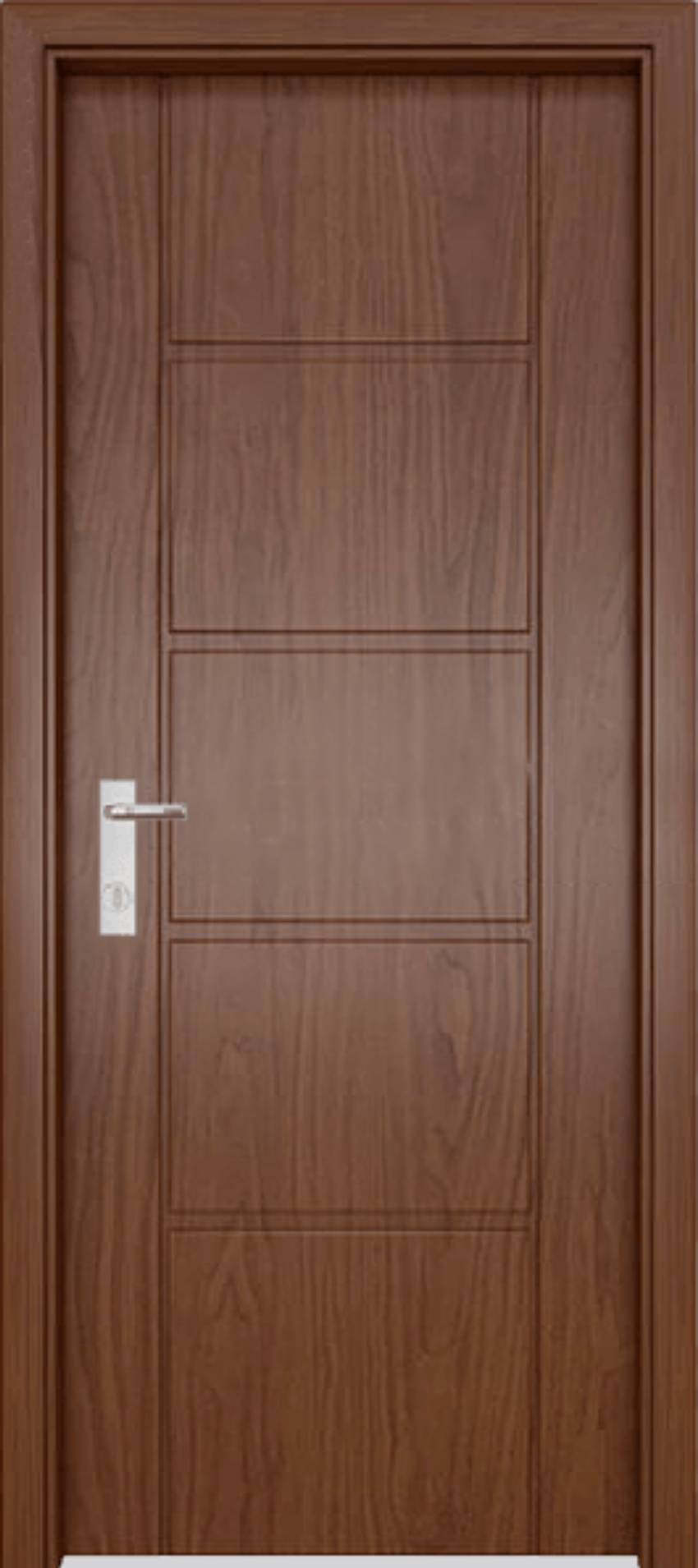 Cửa nhựa vân gỗ soi huỳnh QDC- HA05