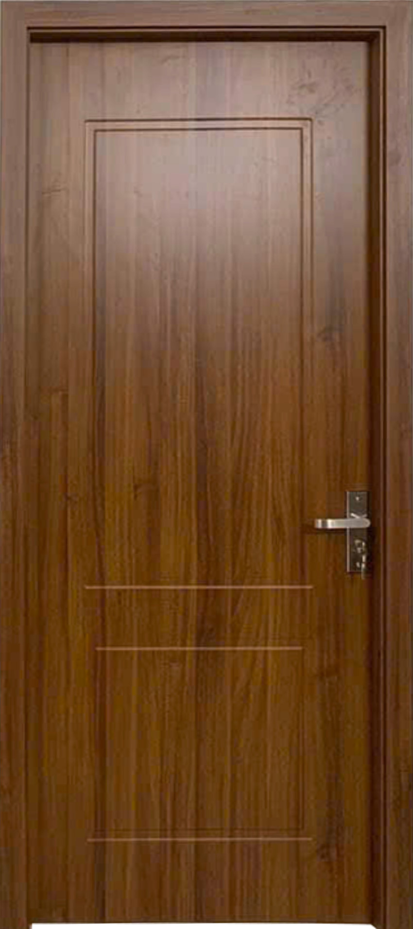 Cửa nhựa vân gỗ soi huỳnh QDC- HA14