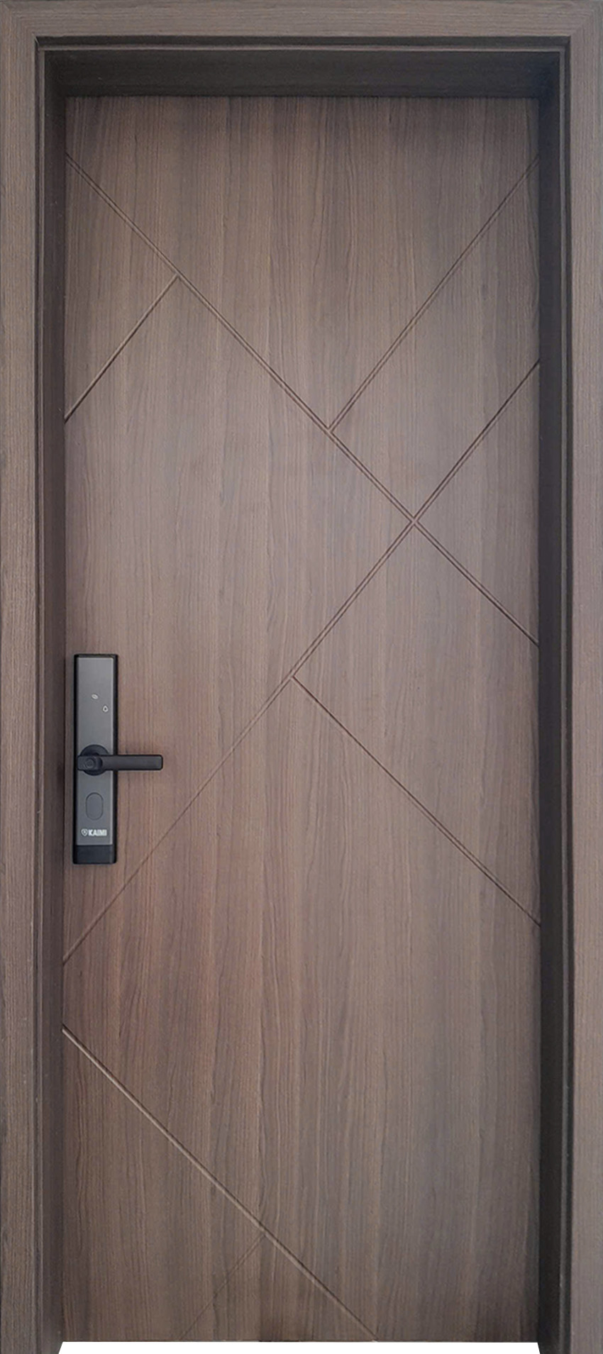 Cửa nhựa vân gỗ soi huỳnh QDC- HA17