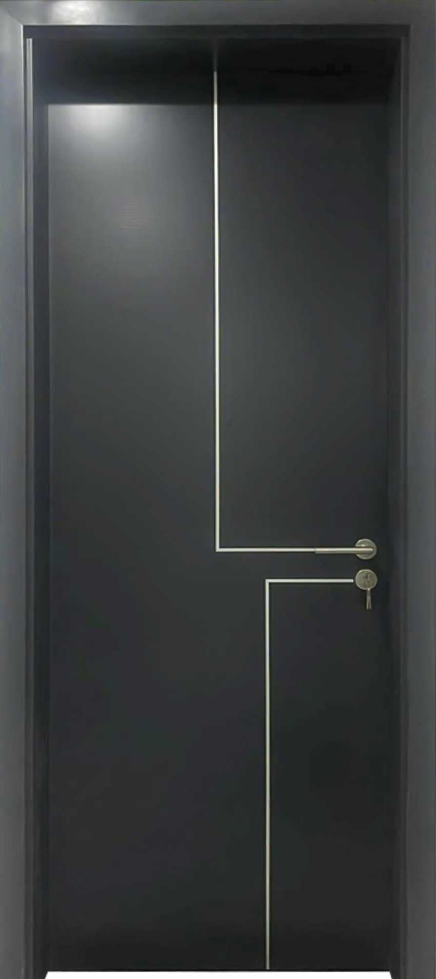 Cửa nhựa sơn PU soi chỉ QDC – PU03