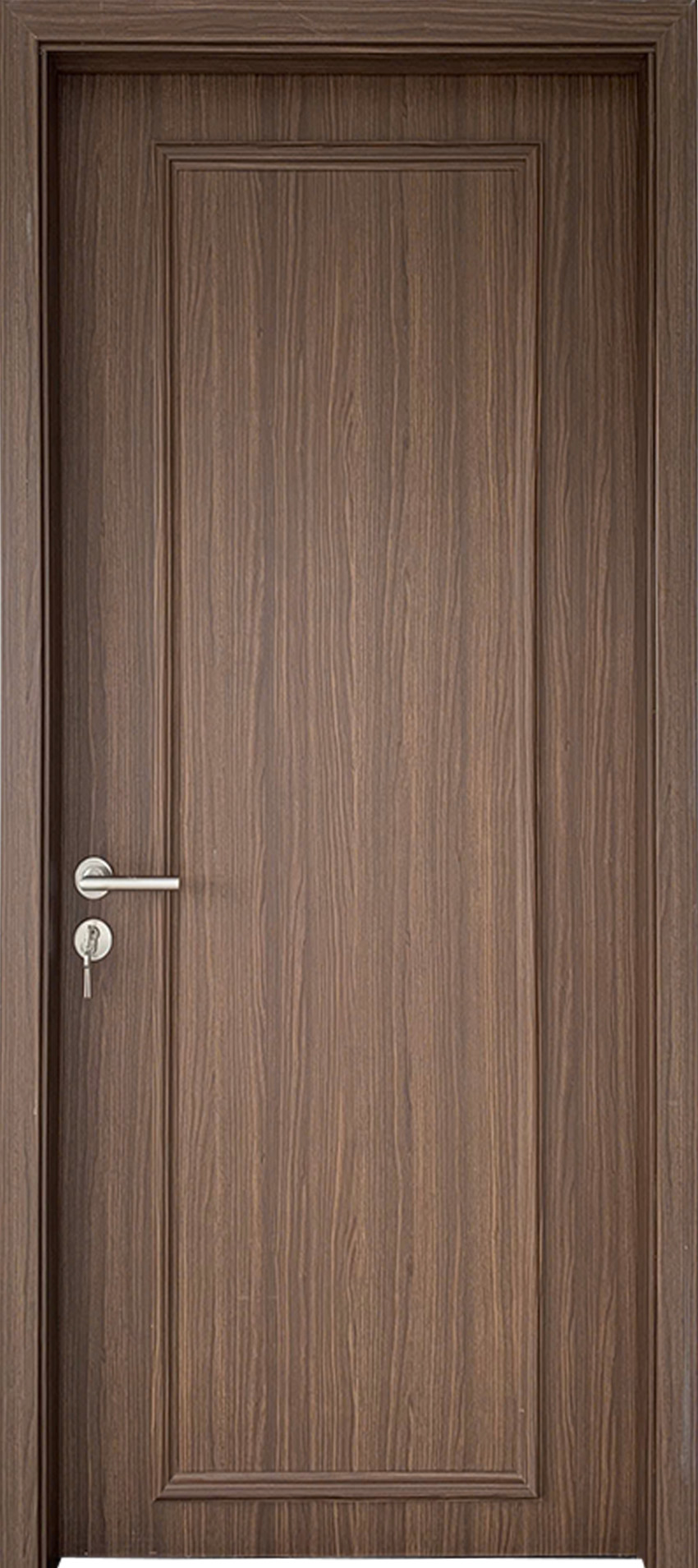 Cửa nhựa vân gỗ có phào QDC- PN01