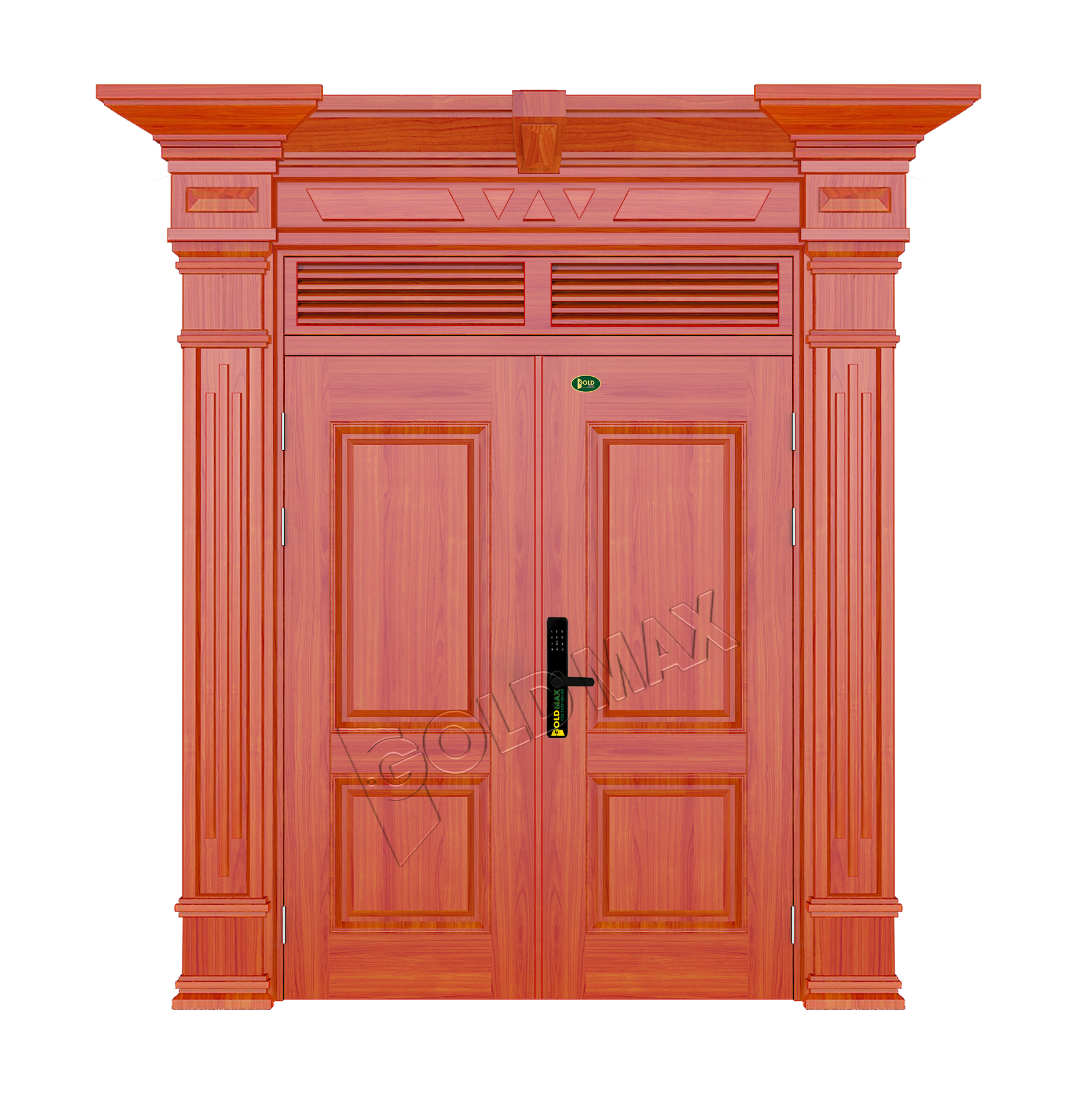 CỬA THÉP VÂN GỖ GLX2-H2-2NC