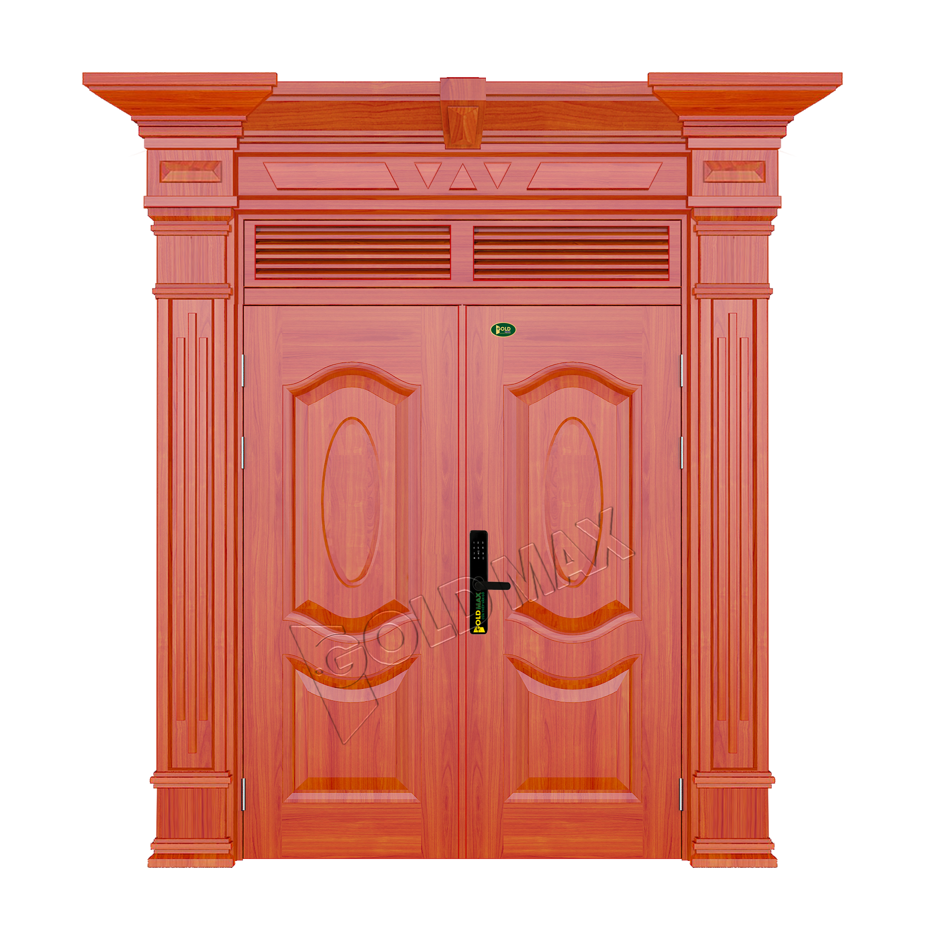 CỬA THÉP VÂN GỖ GLX2-H7-2NC