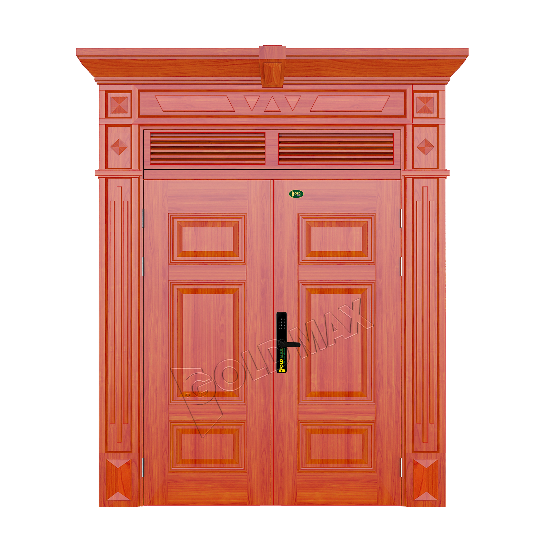 CỬA THÉP VÂN GỖ GM2-H1-2NC