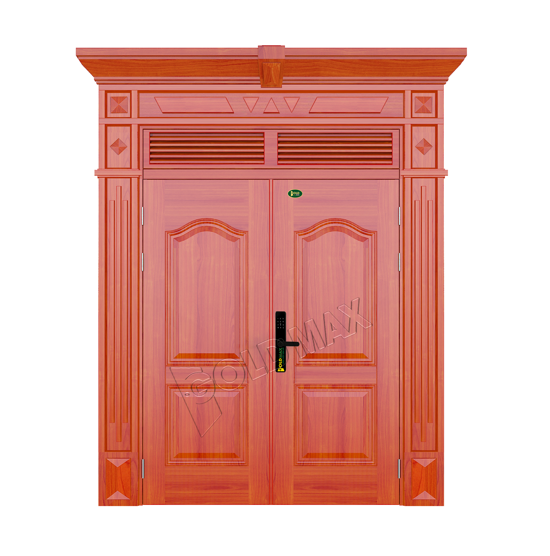 CỬA THÉP VÂN GỖ LX2-H8-2NC