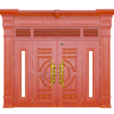 CỬA THÉP VÂN GỖ GLX4-H4-HPK-3NC