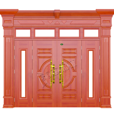 CỬA THÉP VÂN GỖ GLX4-HTD-HPK-4TK