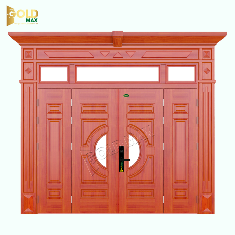 CỬA THÉP VÂN GỖ LUXURY LX4-H4K-H9-3TK