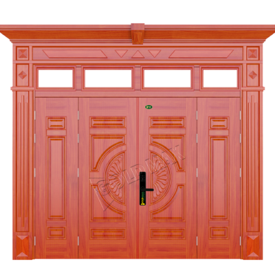 CỬA THÉP VÂN GỖ LUXURY LX4-H3-H9-4TK